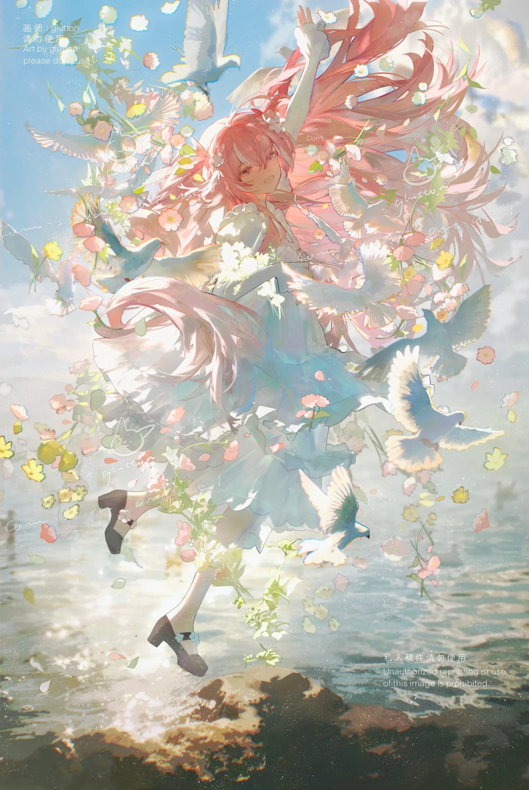 二次元唯美壁纸第七弹—从此，风有了轨迹，花有花语，四季有姓名。我有了归宿，必须守护的风景-羽翼社