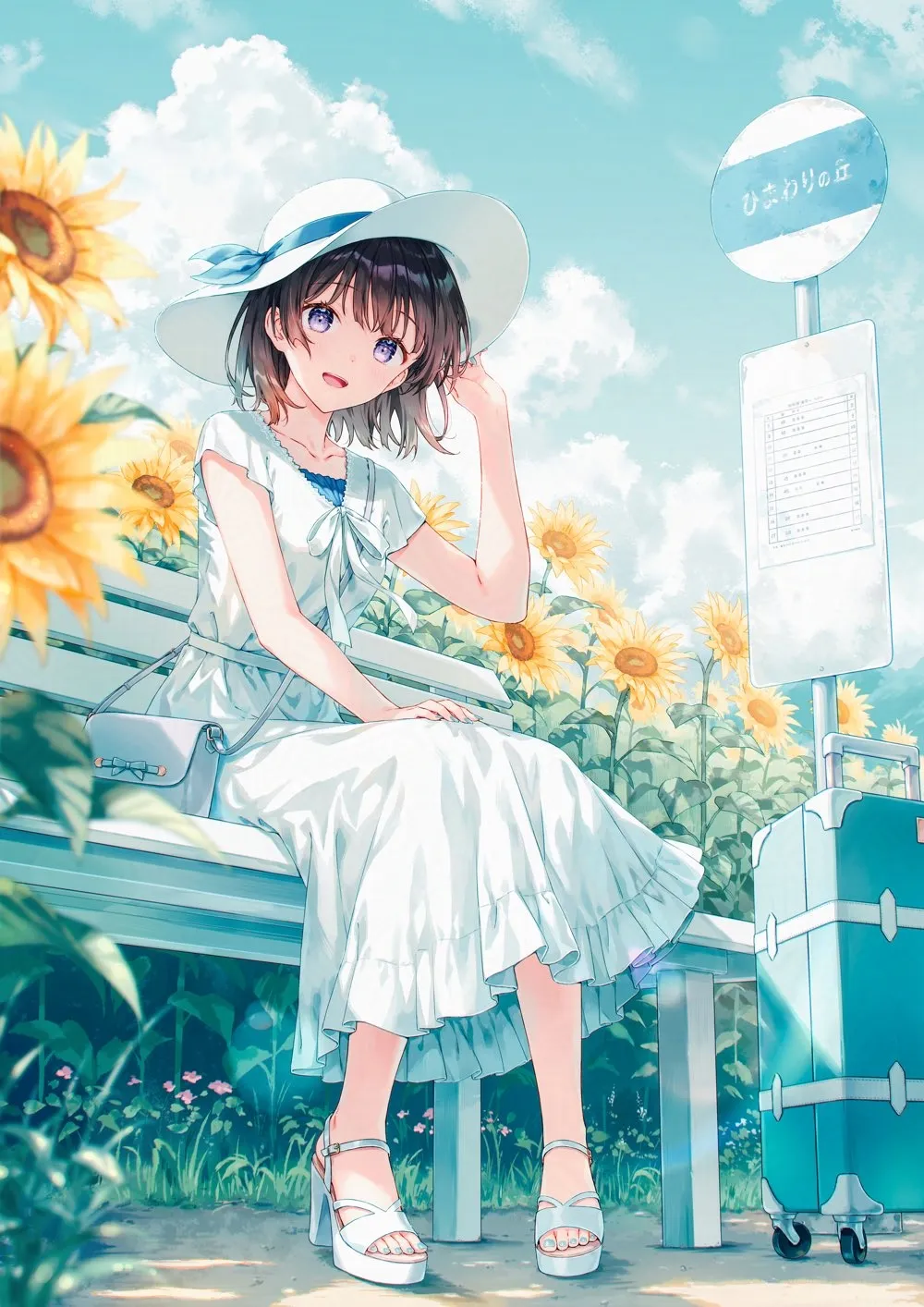 二次元唯美壁纸第十弹—真正相信奇迹的家伙，本身就和奇迹一样了不起-羽翼社