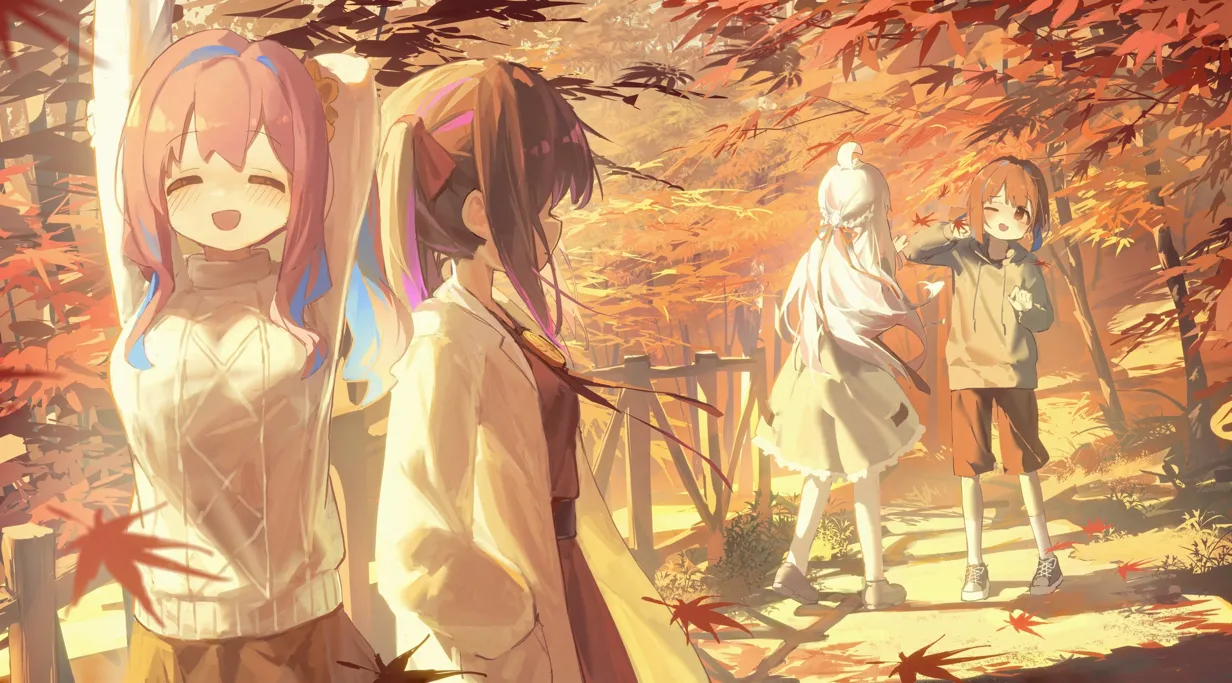 图片[1]-二次元壁纸第四弹_人永远不知道，谁哪次不经意的跟你说了再见之后，就真的不会再见了-羽翼社